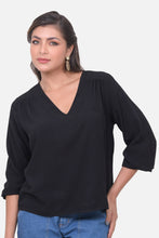 Cargar imagen en el visor de la galería, Blusa Agata Negra
