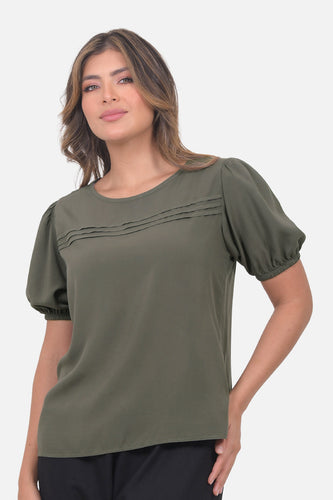 Blusa Melina Verde Militar