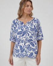 Cargar imagen en el visor de la galería, Blusa Griega Azul
