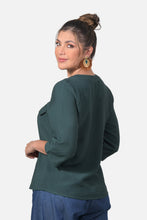 Cargar imagen en el visor de la galería, Blusa Alma Esmeralda
