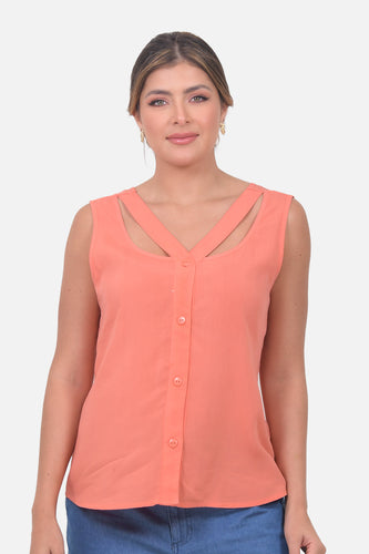 Blusa Corina Coral