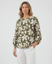 Cargar imagen en el visor de la galería, Blusa Kathe Verde Militar

