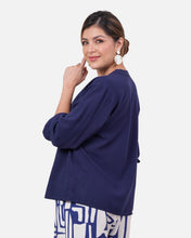 Cargar imagen en el visor de la galería, Blusa Doroty Azul Navy
