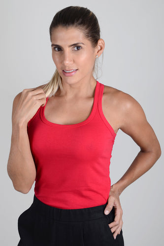 Basica Mujer Sky Roja