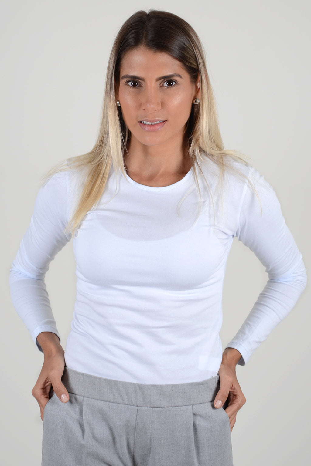 Basica Mujer Banana Blanca