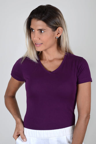 Basica Mujer Agua Ciruela