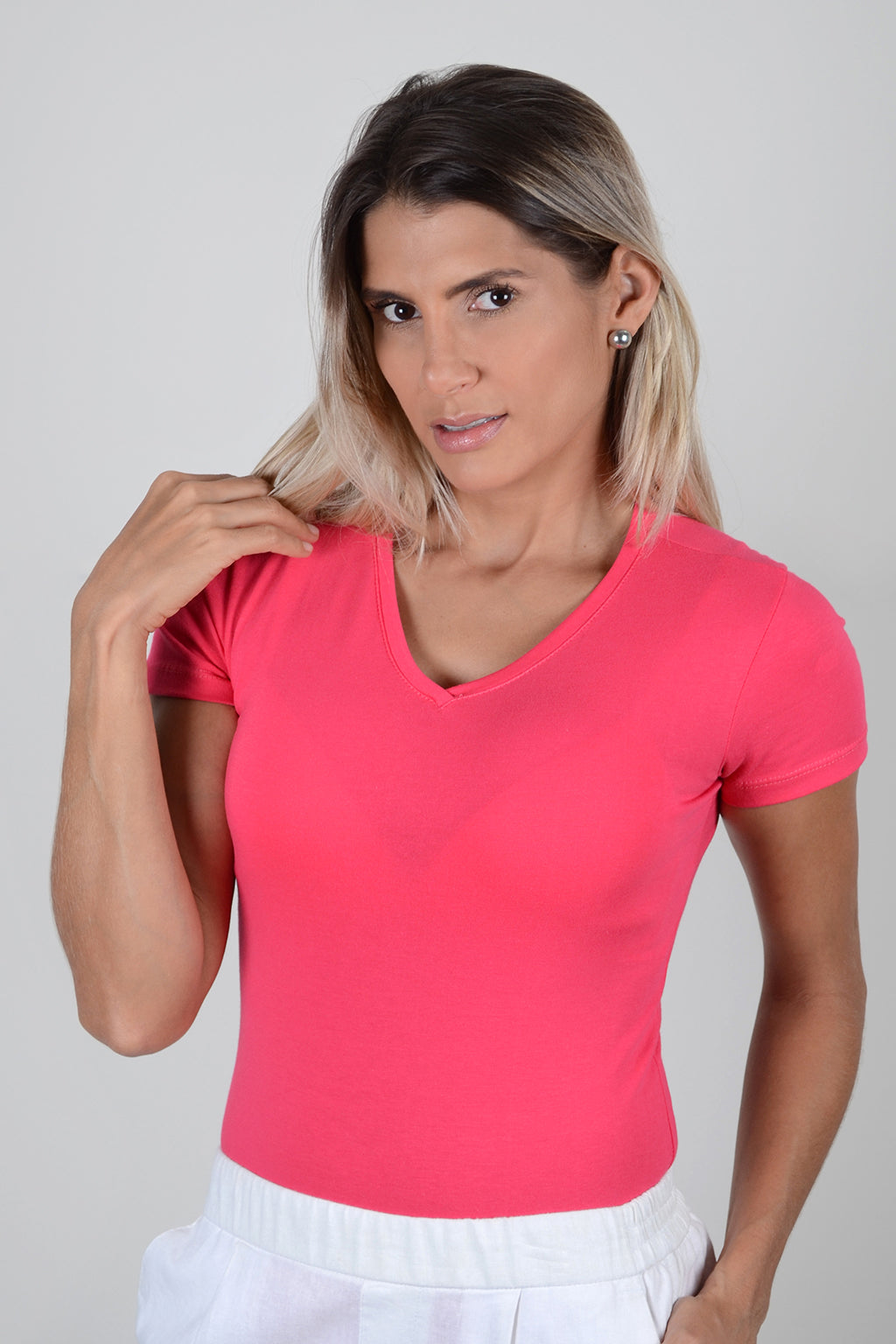 Basica Mujer Agua Coral