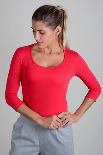 Basica Mujer Forest Roja