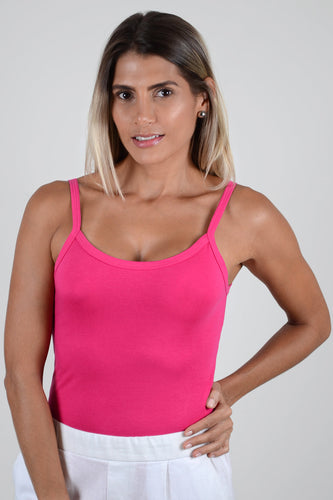 Basica Mujer Magenta Fucsia