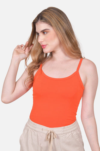 Basica Mujer Magenta Naranja