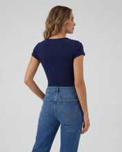Cargar imagen en el visor de la galería, Basica Mujer Kiwi Azul Navy

