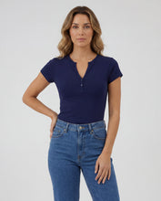 Cargar imagen en el visor de la galería, Basica Mujer Kiwi Azul Navy
