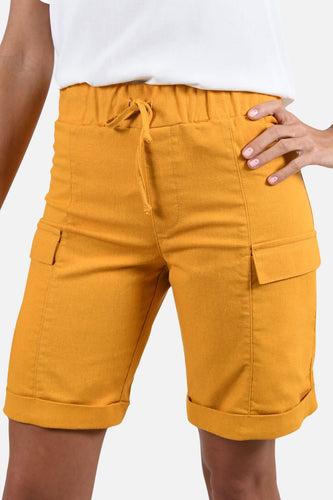 Short Tiziano Mostaza