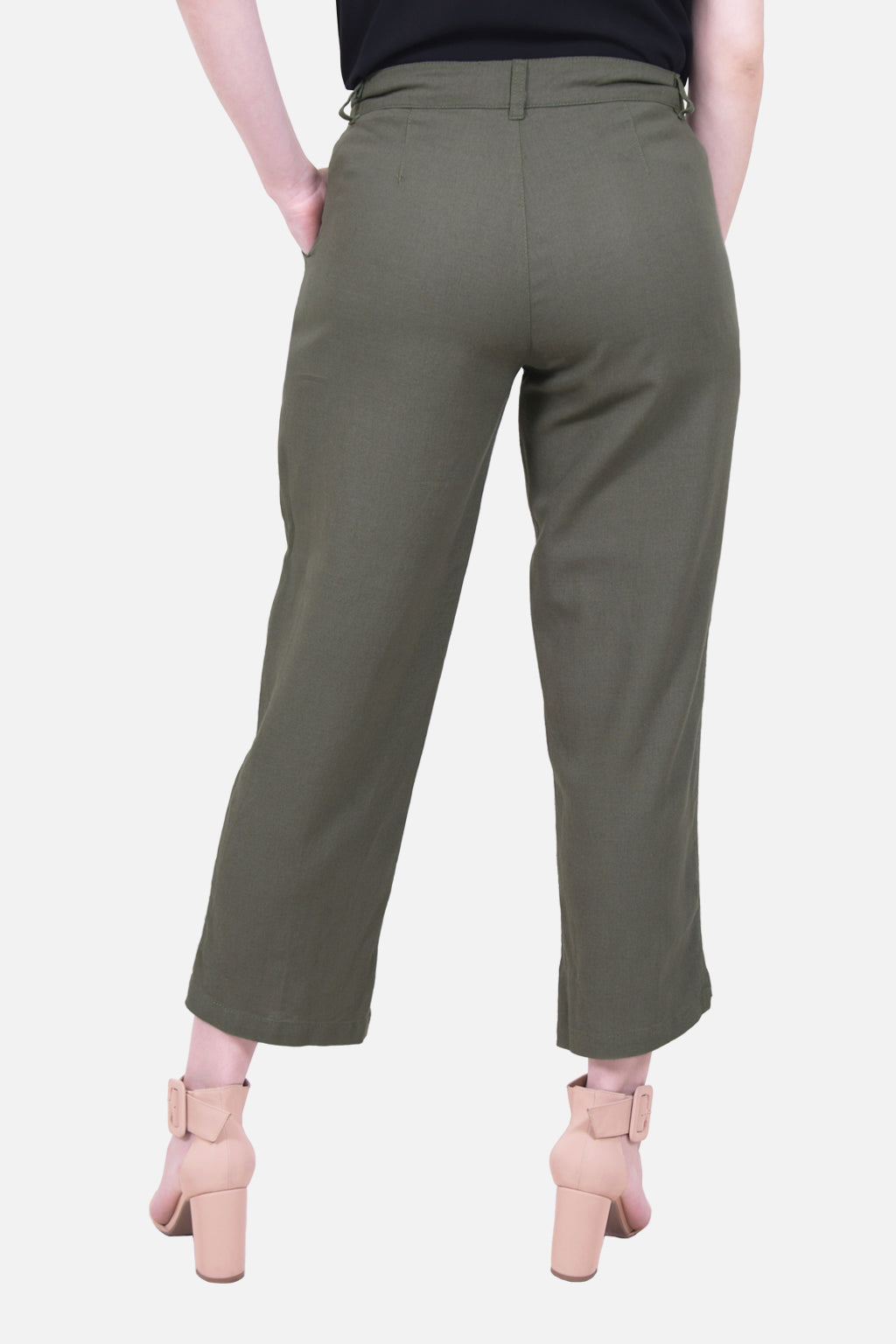 Pantalon Yuko Verde Militar