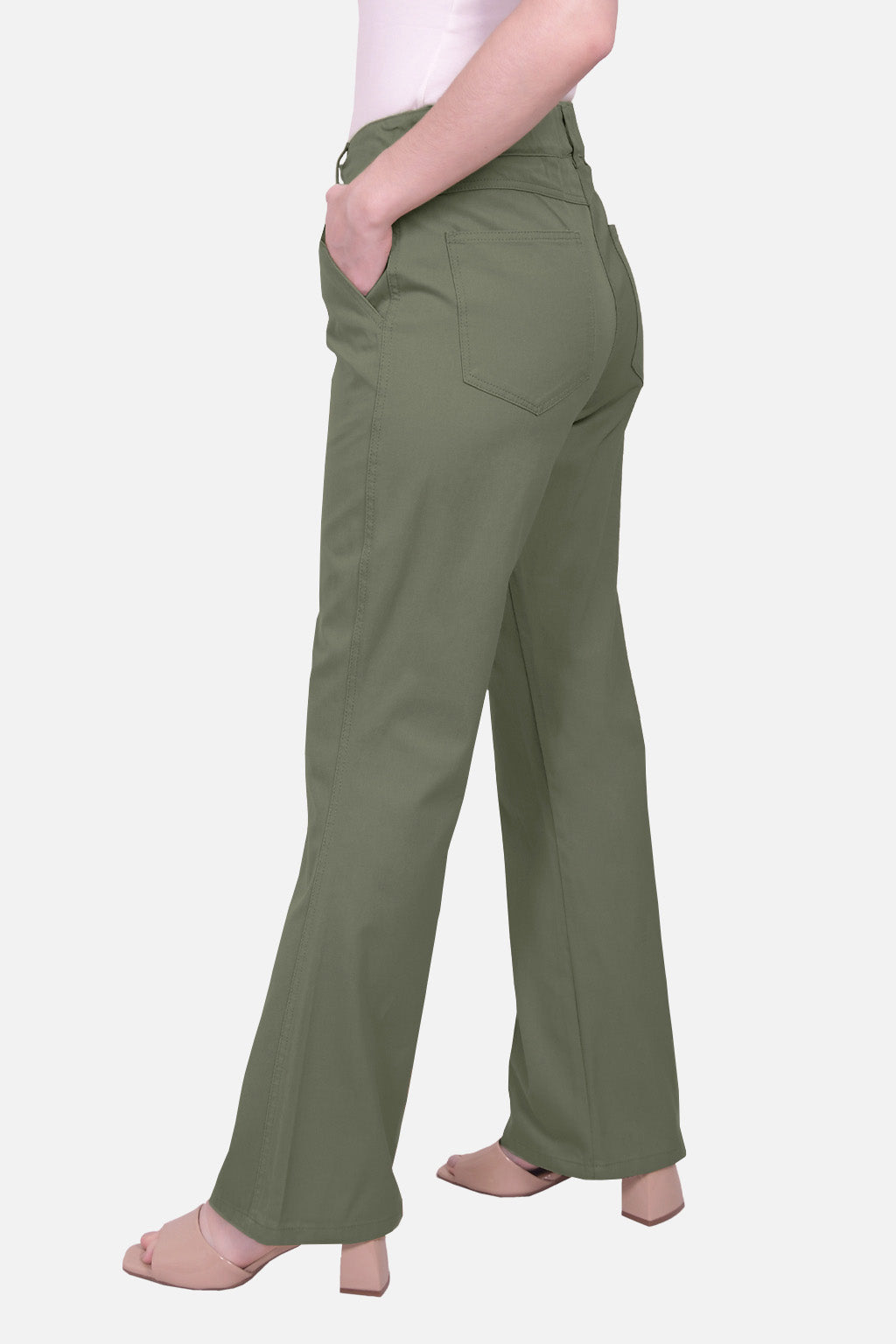 Pantalon Nuria Verde Militar