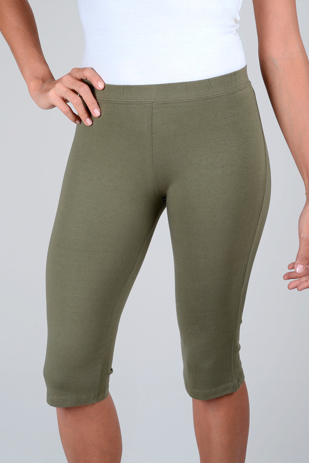 Licra Capri Verde Militar