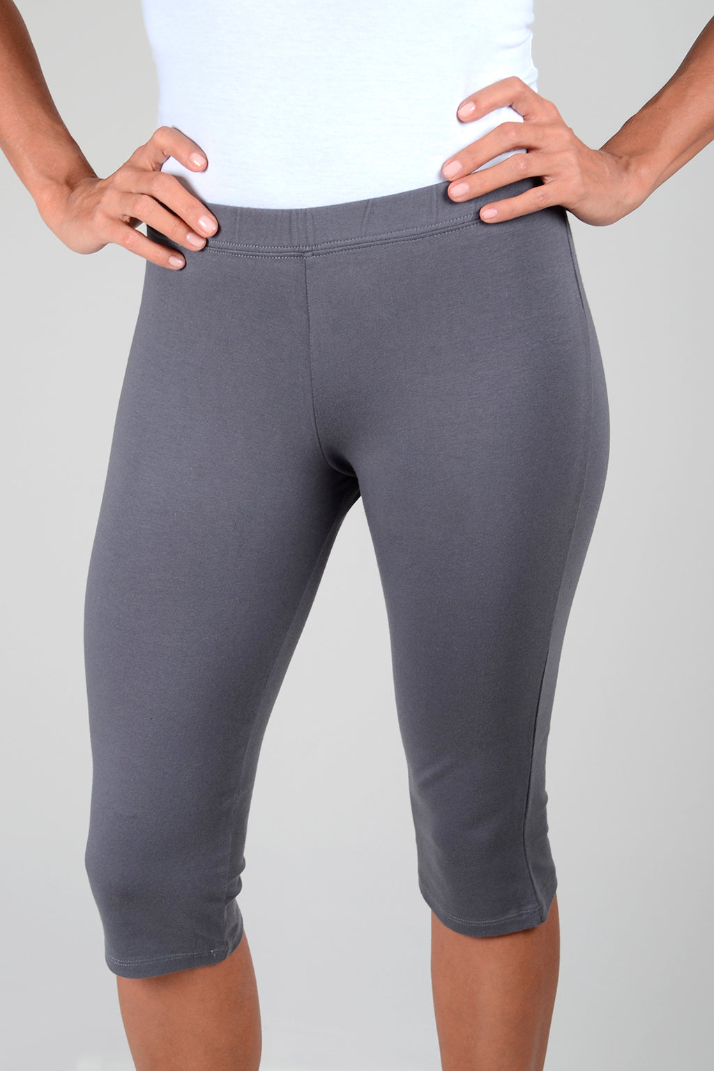 Licra Capri Gris Oscuro