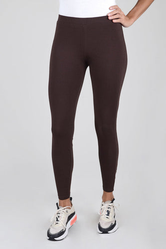 Licra Bota Tubo Larga Cafe