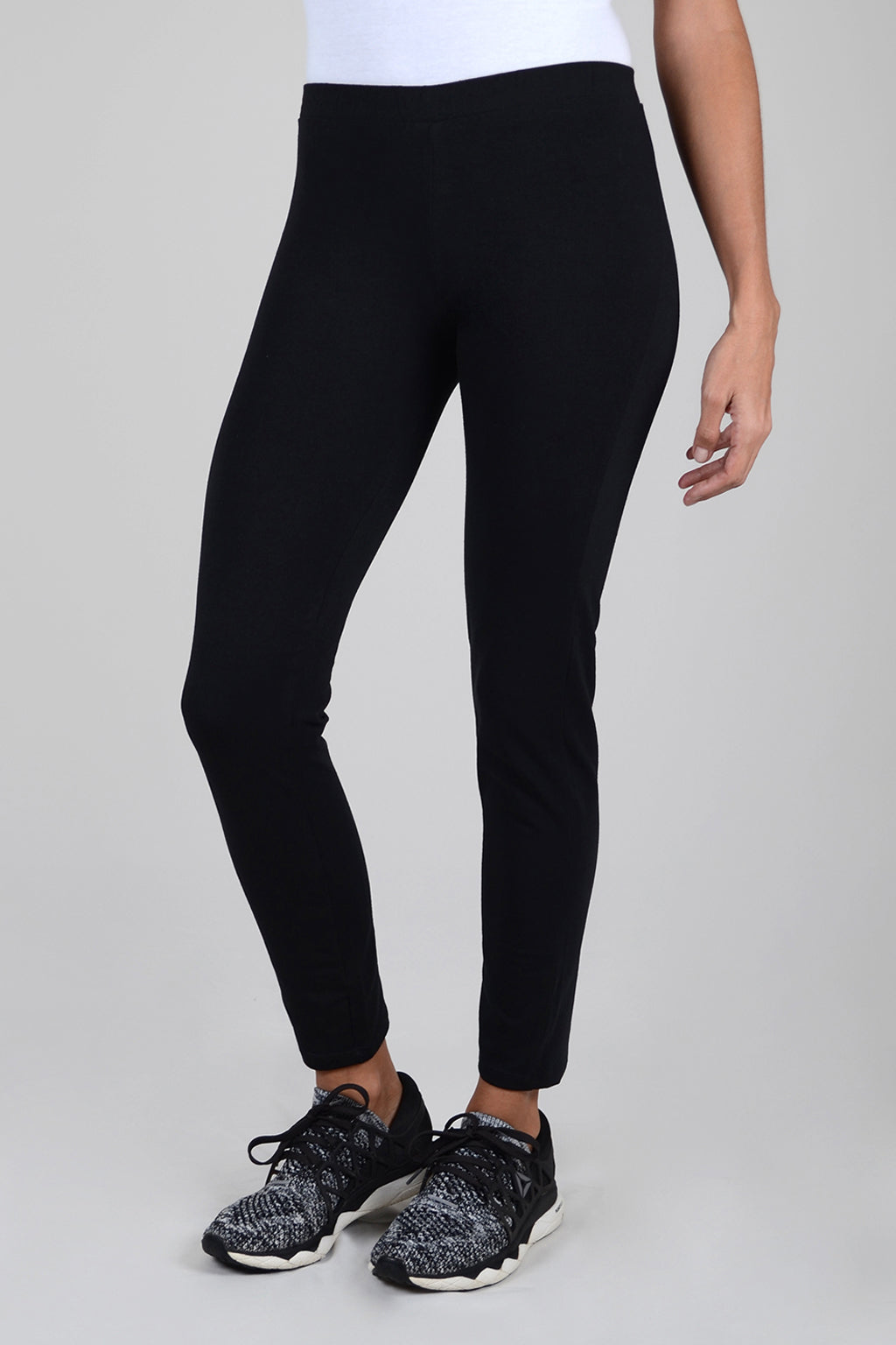 Licra Bota Tubo Larga Negro