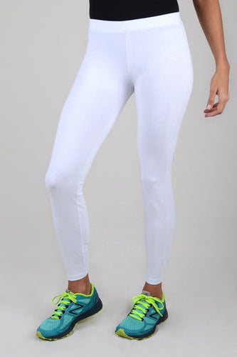 Licra Bota Tubo Larga Blanco