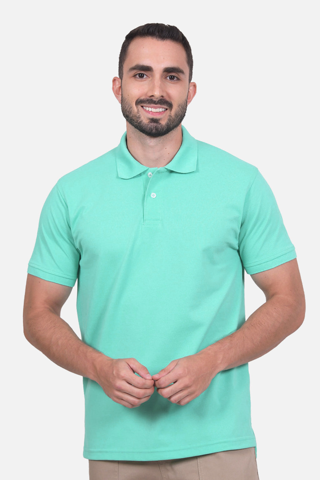 Polo Hombre Verde Manzana