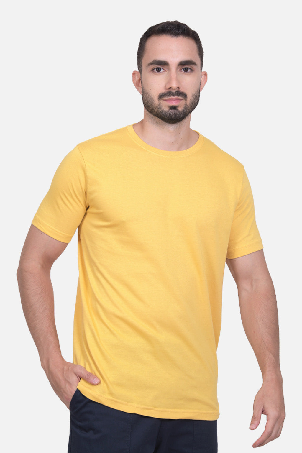Camiseta Hombre Cuello Redondo Delgado Maiz