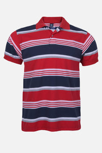 Polo Rayas Agustin Rojo