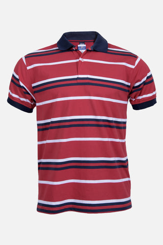 Polo Rayas Mark Rojo
