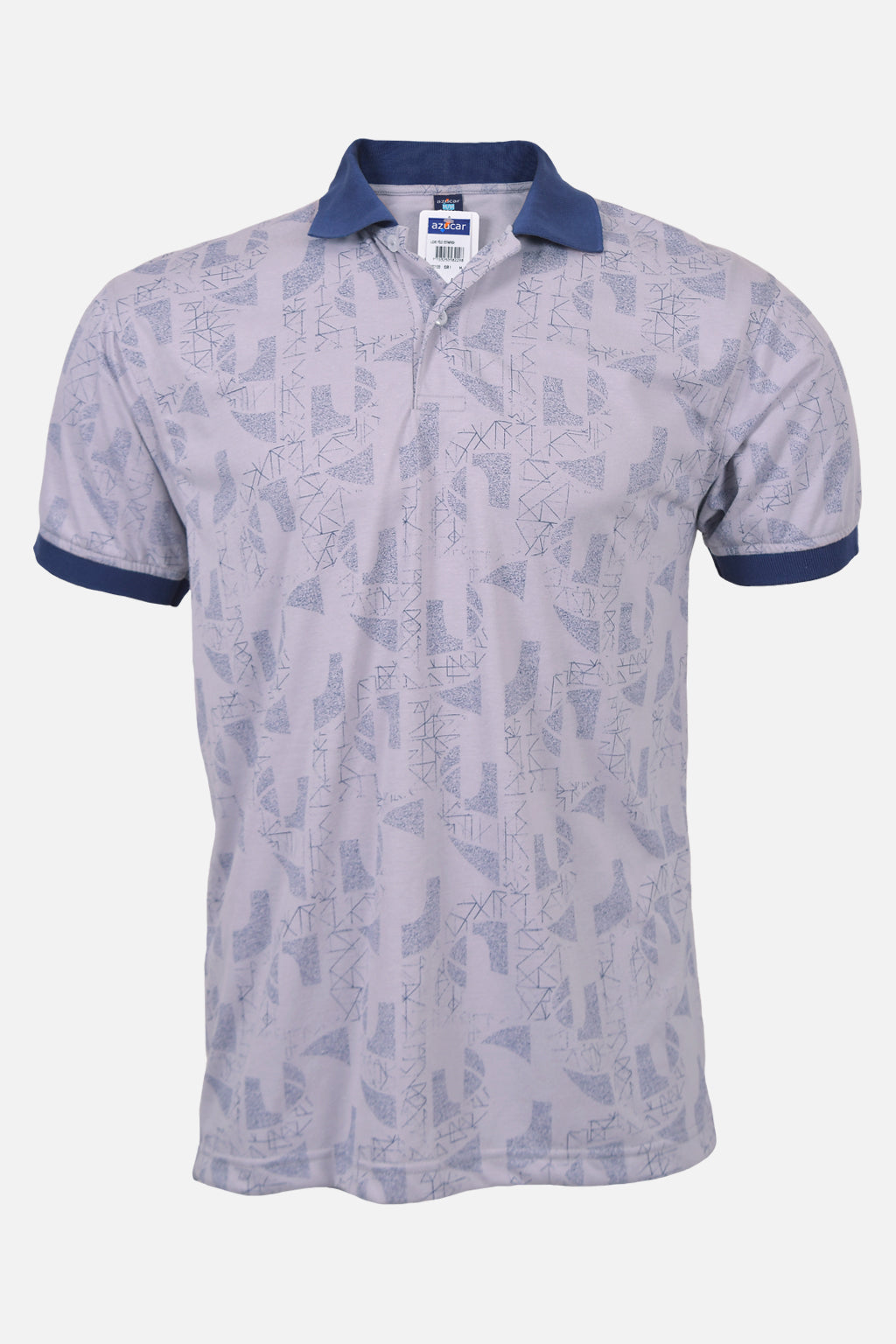 Polo Estampada Lucas Gris