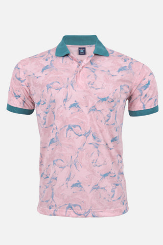 Polo Estampada Liam Rosado