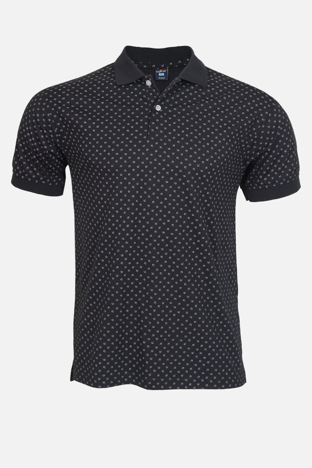 Polo Estampada David Negro