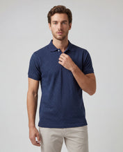 Cargar imagen en el visor de la galería, Polo Estampada Gaston Azul Navy
