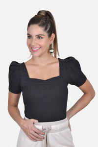 Blusa Tulipan Negra