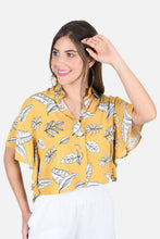 Cargar imagen en el visor de la galería, Blusa Regina Mostaza
