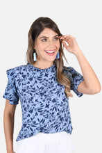 Cargar imagen en el visor de la galería, Blusa Weyden Petroleo
