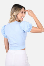 Cargar imagen en el visor de la galería, Blusa Casio Azul Claro
