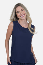 Cargar imagen en el visor de la galería, Blusa Peralta Azul Navy
