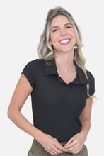 Cargar imagen en el visor de la galería, Blusa Laurent Negra
