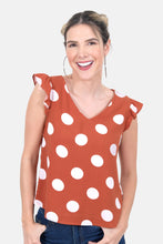 Cargar imagen en el visor de la galería, Blusa Habiki Terracota
