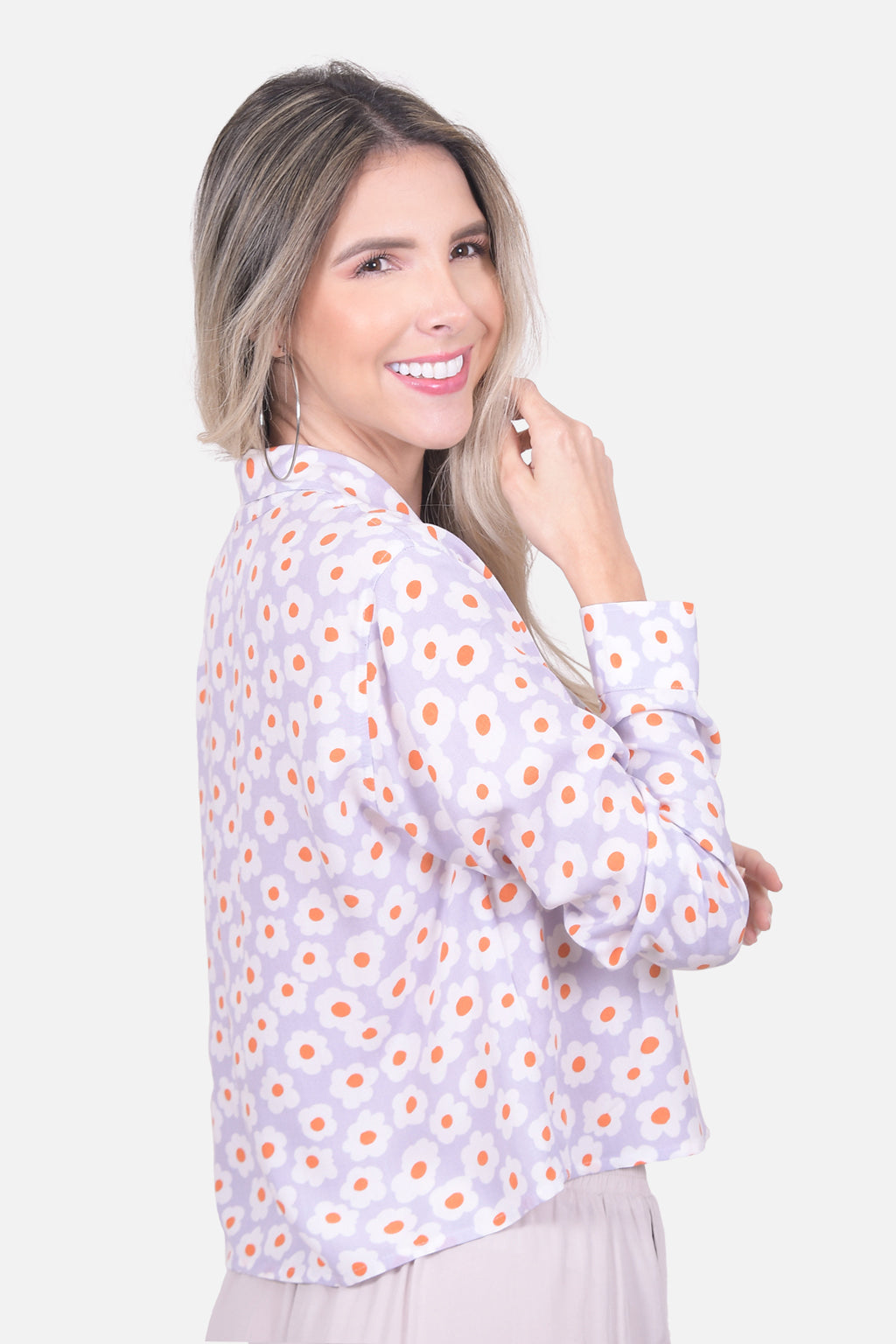 Blusa Cailin Lila Claro