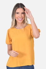 Cargar imagen en el visor de la galería, Blusa Fany Mostaza Claro 
