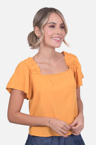 Blusa Shaki Mostaza
