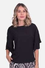 Cargar imagen en el visor de la galería, Blusa Elma Negra
