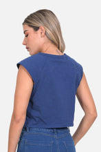 Cargar imagen en el visor de la galería, Blusa Orleans Azul Navy
