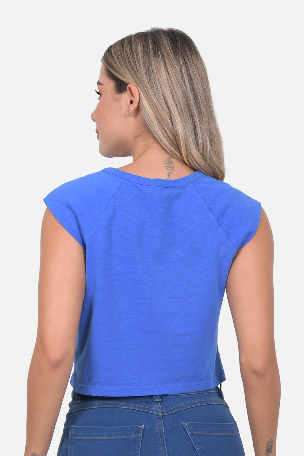 Blusa Orleans Azul Rey