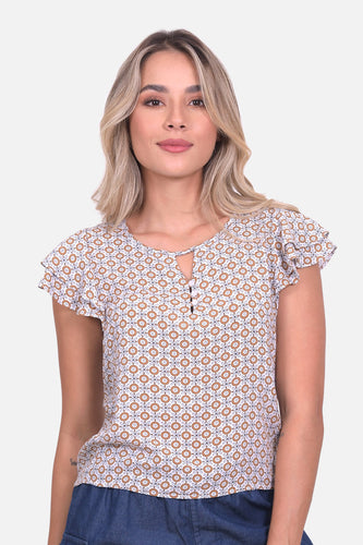 Blusa Africa Blanca