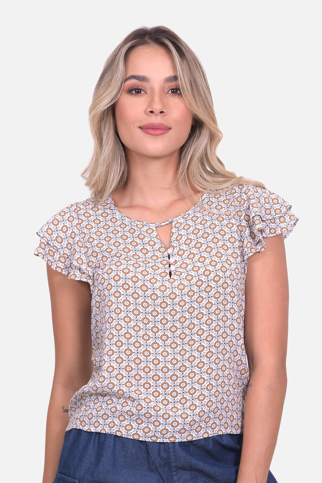 Blusa Africa Blanca