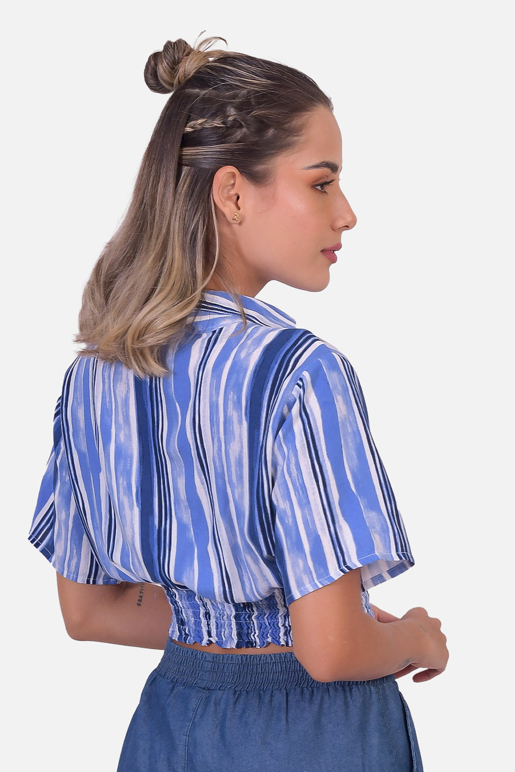 Blusa Nankin Azul