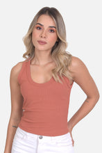 Cargar imagen en el visor de la galería, Blusa Ariel Terracota
