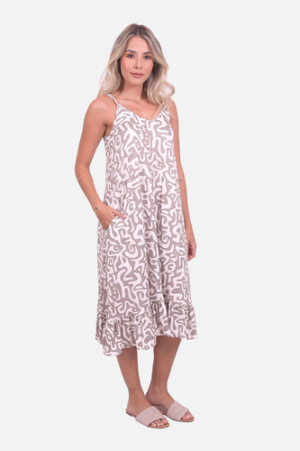 Vestido Misisipi Kaki